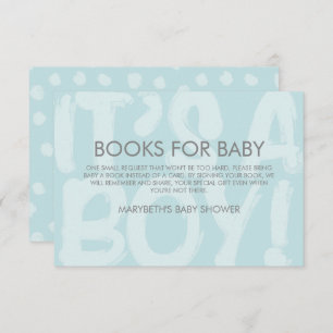 Invitation Baby shower Bleu Graffiti Apportez Une Demande De