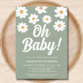 Invitation Baby shower bleu marguy