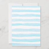 Invitation Baby shower bleu Petit Citrouille Automne Invitati (Dos)