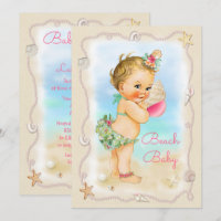 Baby shower blond de Shell de conque de bébé de