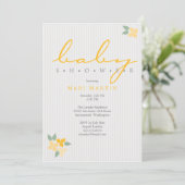 Invitation Baby shower Blossom Bunches (Debout devant)