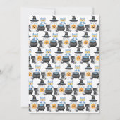 Invitation Baby shower Blue A Little Boo (Dos)