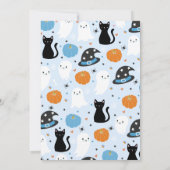 Invitation Baby shower Blue A Little Boo (Dos)