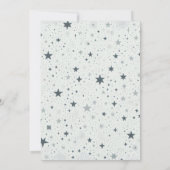 Invitation Baby shower Blue Baby High Tops de Navy (Dos)