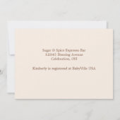 Invitation Baby Shower Blue Donut Delight (Dos)