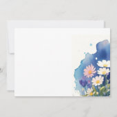 Invitation Baby shower Blue Duckling (Dos)