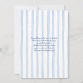 Invitation Baby shower Blue Jean (Dos)