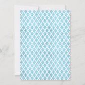 Invitation Baby shower Bluebirds /Un bébé est en fleurs (Dos)