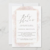 INVITATION BABY SHOWER BLUSH TOUCH (Devant)