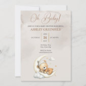 Invitation Baby-Shower Bohème Mixte (Devant)