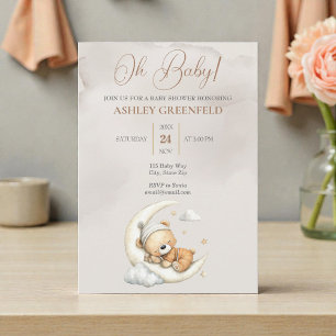 Invitation Baby-Shower Bohème Mixte