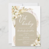 Invitation Baby shower Boho (Devant)