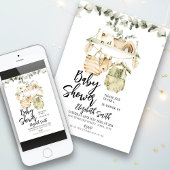 Invitation Baby shower Boho