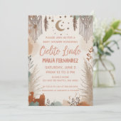 Invitation Baby Shower Boho Cielito Lindo (Debout devant)