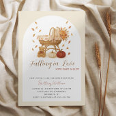 Invitation Baby shower Boho Citrouille d'automne