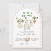 Invitation Baby shower Boho du marché des fermiers cultivés l (Devant)