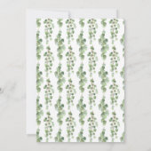 Invitation Baby shower Boho Koala Eucalyptus Woodland (Dos)