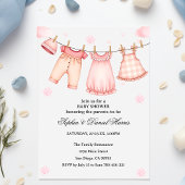 Invitation Baby Shower Boho Ourson