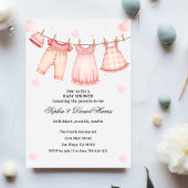Invitation Baby Shower Boho Ourson