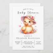 Invitation Baby shower Boho Printable (Devant / Derrière)