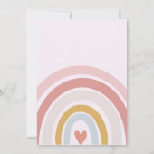 Invitation Baby shower Boho Rose (Dos)