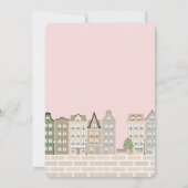 Invitation Baby shower Boho Stork Livraison Spéciale Saupoudr (Dos)