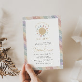 Invitation Baby shower Boho Sunshine