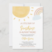 Invitation Baby shower Boho Sunshine (Devant)