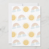 Invitation Baby shower Boho Sunshine (Dos)