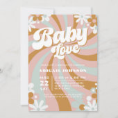 Invitation Baby shower Boho super (Devant)