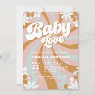 Invitation Baby shower Boho super