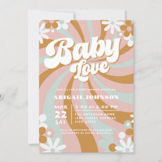 Invitation Baby shower Boho super