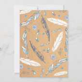 Invitation Baby shower Boho Vintage Dreamcather (Dos)