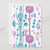 Invitation baby shower Boho Watercolor Dreamcatcher (Dos)