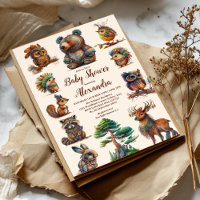 Baby shower Boho Woodland