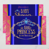 Invitation Baby Shower Bollywood (Devant / Derrière)