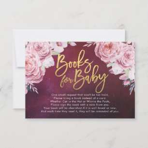 Invitation Baby Shower Books for Baby / Bring a book Request