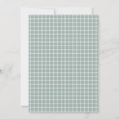Invitation Baby shower botanique boho chic moderne (Dos)