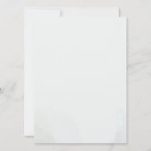 Invitation Baby shower Botanique Eucalyptus Foliage Couples (Dos)