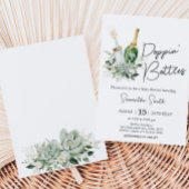 Invitation Baby shower Bouteilles