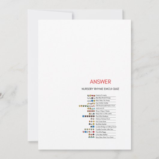 Invitation Baby shower Bow rouge - Nom modifiable, 5x7 (Dos)