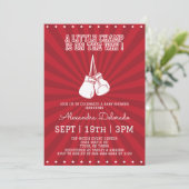 Invitation Baby Shower Boxe (Debout devant)
