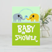 Invitation baby shower-Boy (Debout devant)