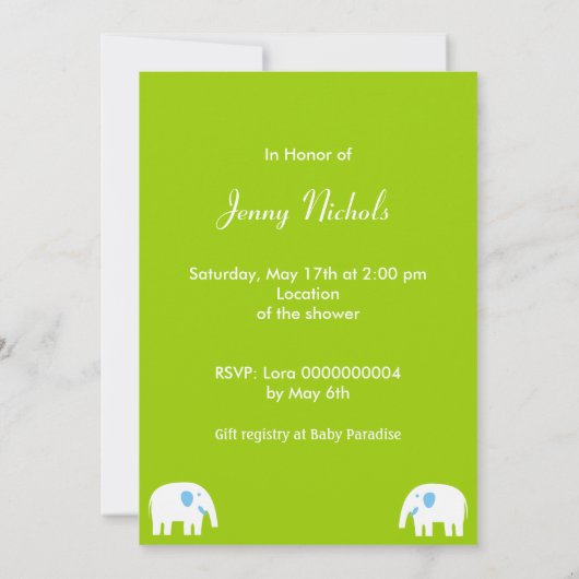 Invitation baby shower-Boy (Dos)