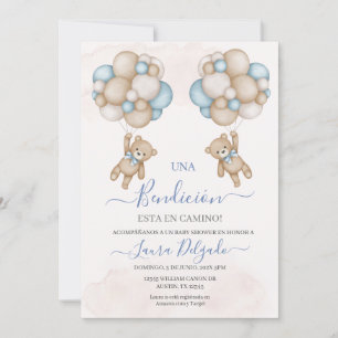 Invitation baby shower Boy