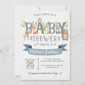 Invitation Baby shower Boy Boy (Devant)