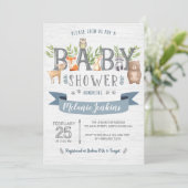 Invitation Baby shower Boy Boy (Debout devant)