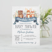 Invitation Baby shower Boy Boy (Debout devant)