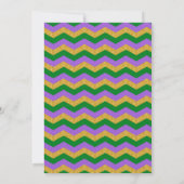 Invitation Baby shower Boy, Mardi Gras Boy, or, chevron (Dos)