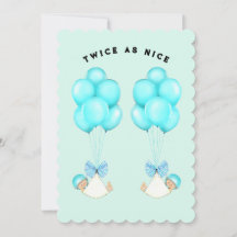 Baby shower Boy Twins